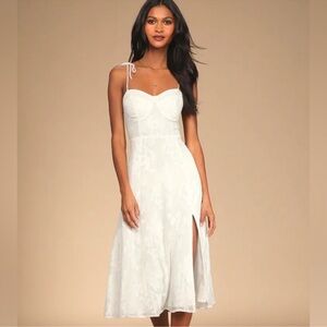 NWT FLAWED Lulu’s Loveliest Looks Midi Dress